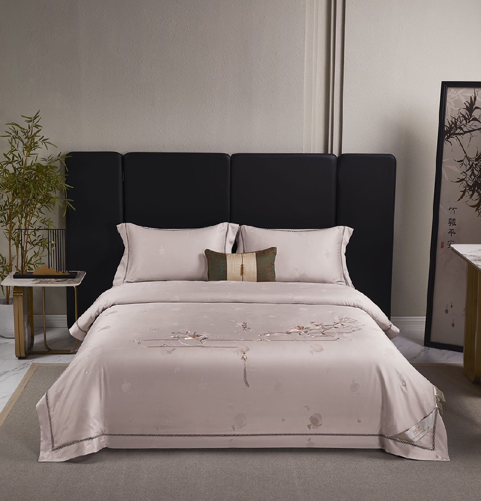 蘇繡莫代爾蠶絲被（灰色）